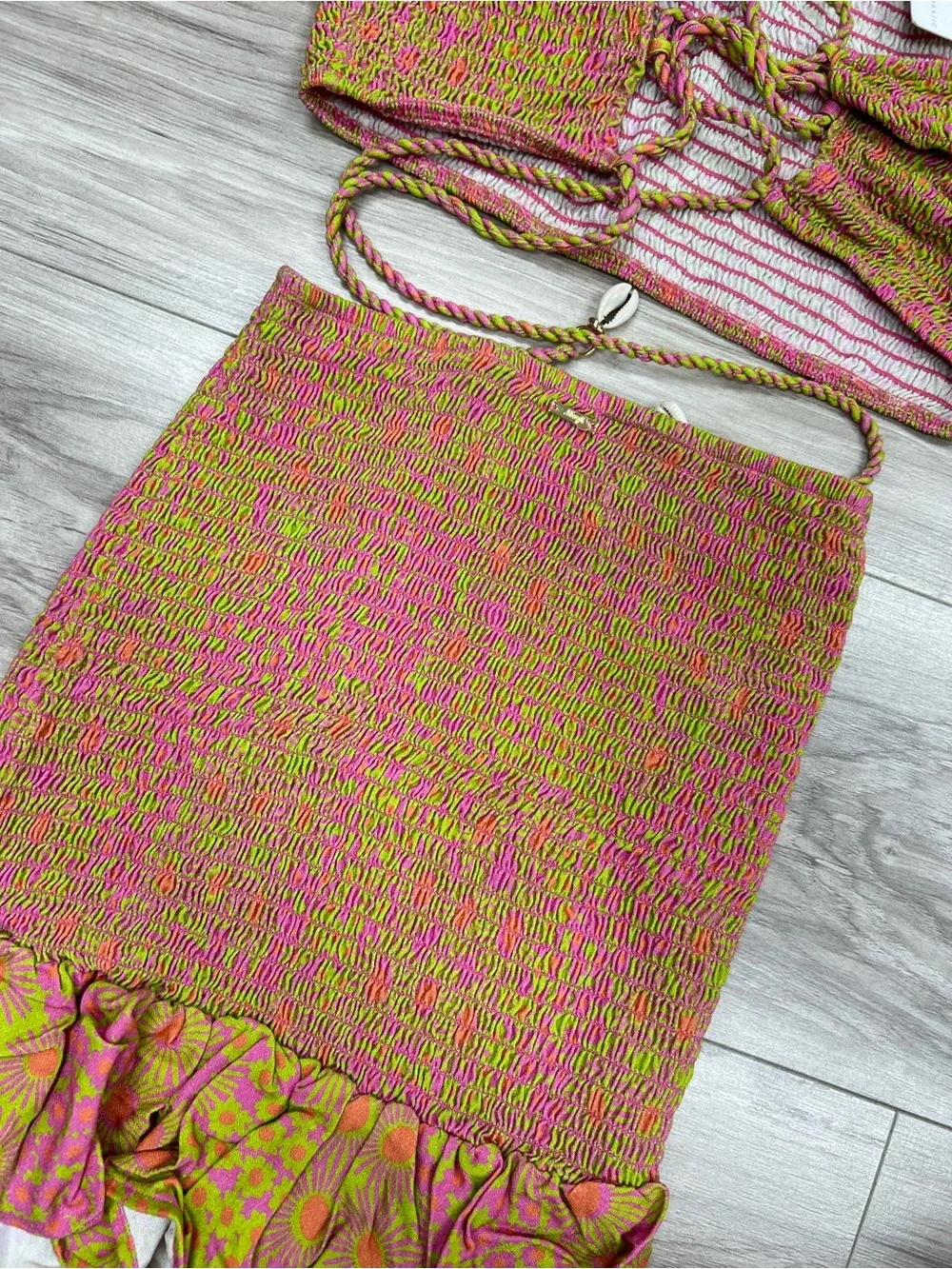 Maaji‎ Coneflower Crop Top, Skirt Matching Set. - Picture 7 of 14